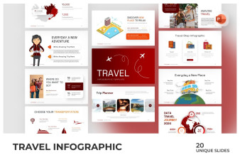 Travel Infographis PowerPoint Template